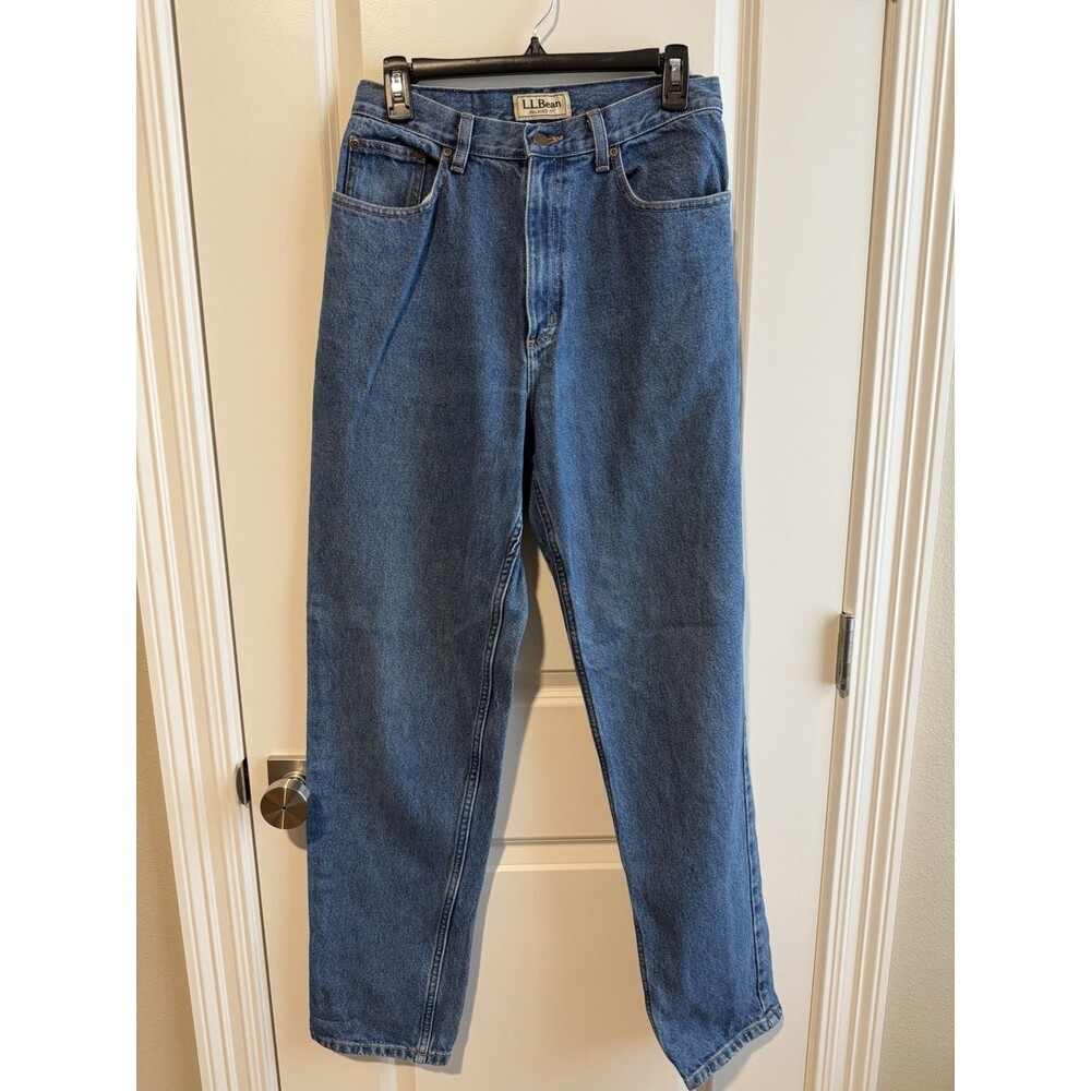 Vintage L.L.Bean Jeans Women’s 10 Tall Relaxed Fit High Rise Mom 100% Cotton